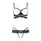 Комплект белья Passion SARIA SET OpenBra Черный L/XL