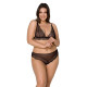 Комплект белья Passion Amberly Set black 4XL/5XL