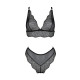 Комплект белья Passion Amberly Set black 4XL/5XL