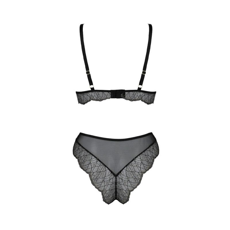 Комплект белья Passion Amberly Set black 4XL/5XL