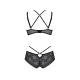 Комплект Passion DROSERA BIKINI black, L/XL, бюстгальтер и трусики-кюлоты