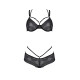 Комплект Passion DROSERA BIKINI black, L/XL, бюстгальтер и трусики-кюлоты