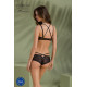 Комплект Passion DROSERA BIKINI black, L/XL, бюстгальтер и трусики-кюлоты