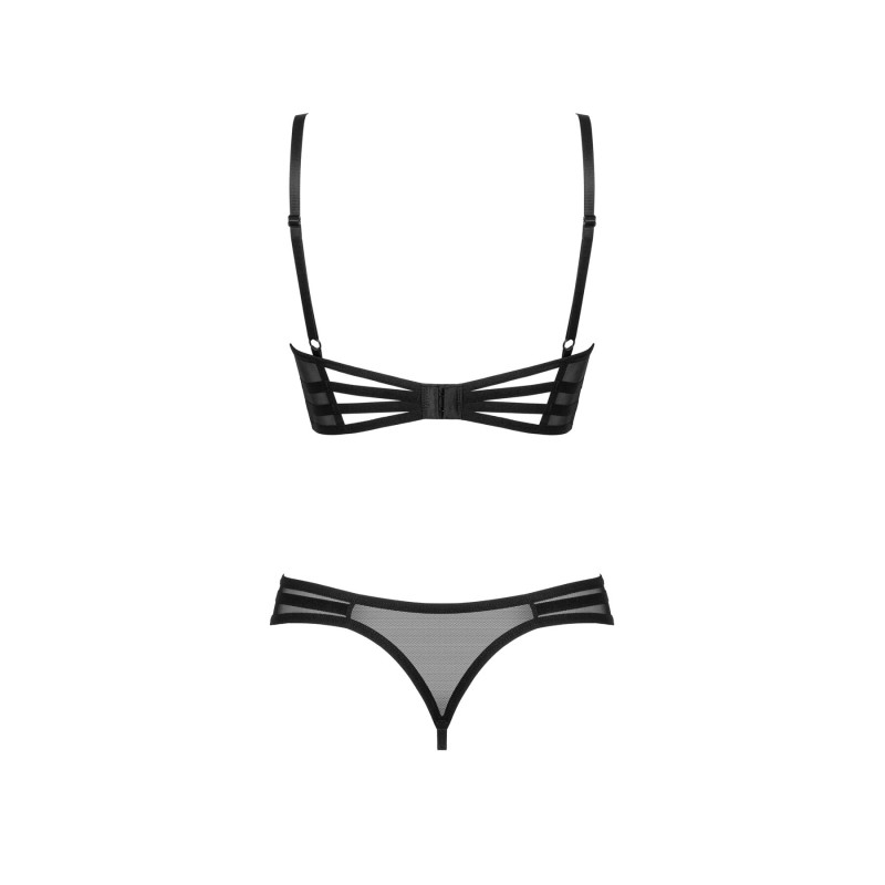 Комплект Obsessive Roxelia 2-pcs crotchless set XS/S