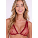 Комплект Passion BELISSANA SET burgundy L