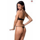 Комплект белья Passion QUENTRIS BIKINI Черный S/M