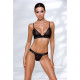 Комплект білизни Passion Exclusive GLAMISS SET black S/M