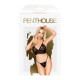 Комплект браллет и стринги Penthouse Double Spice Черный S/M