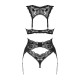 Obsessive Donna Dream 3-pcs set черный XL/2XL