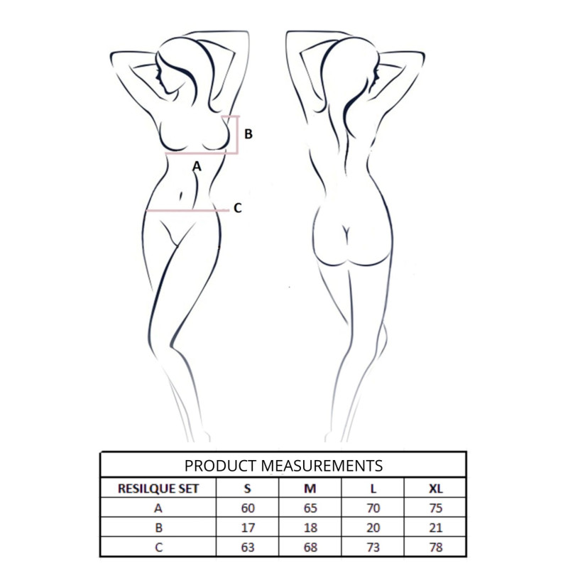 Комплект Passion RESILQUE SET tomato S