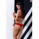 Комплект білизни Passion CHERRY SET OpenBra Червоний S/M