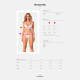 Эротический комплект Obsessive Heavenlly 2-pcs set бюстгальтер и танга белый XS/S