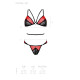 Комплект белья Passion PEONIA SET red S/M
