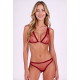 Комплект Passion BELISSANA SET burgundy XL