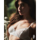 Комплект Obsessive Alissium 2-pcs set, XL/2XL, кружево, лиф с мягкой чашкой, трусики танга