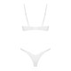 Комплект Obsessive Alissium 2-pcs set, XL/2XL, кружево, лиф с мягкой чашкой, трусики танга