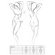 Сексуальный комплект Passion BRIDA SET WITH OPEN BRA L/XL Черный
