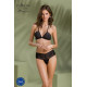 Комплект Passion KERRIA BIKINI black, S/M, бралетт и трусики-бикини
