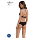 Комплект Passion KERRIA BIKINI black, S/M, бралетт и трусики-бикини