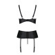 Корсет с открытой грудью Passion JANNIES CORSET black S/M