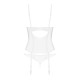 Корсет Obsessive Alissium corset & thong, XL/2XL, гибкие косточки, открытая спина, стринги в комплек