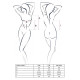Еротичний Корсет Passion Erotic Line XENA CORSET L/XL Білий