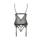 Корсет с открытой грудью Passion DIABOLINA CORSET black S/M