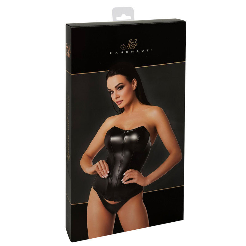 Корсет Noir Handmade F334 Powerwetlook corset - S