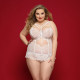 Корсет JSY P91135 Белый Plus Size
