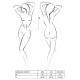 Полупрозрачный корсет Passion Exclusive Mirajane Corset черный S/M