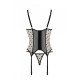 Корсет Passion MARINA CORSET, L/XL, beige, с открытыми чашками