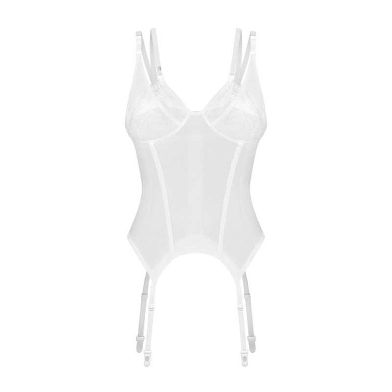 Корсет Obsessive Arrowel White corset S/M