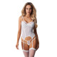 Корсет Obsessive Arrowel White corset L/XL