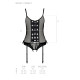 Корсет зі шнурівкою Passion NESSY CORSET black S/M