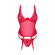 Obsessive Lacelove corset красный XL/2XL