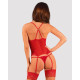 Obsessive Lacelove corset красный XL/2XL