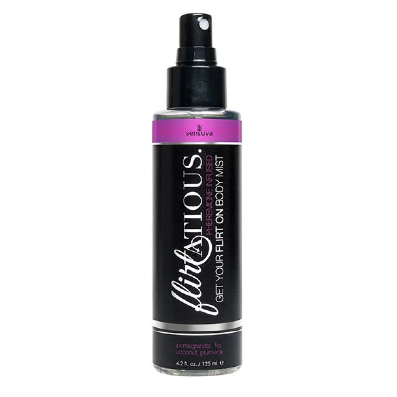 Спрей-міст для тіла з феромонами Sensuva Flirtatious Pomegranate, Fig, Coconut & Plumeria 125 мл