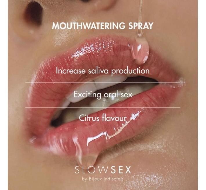 Спрей для посилення слиновиділення Slow Sex by Bijoux Indiscrets MOUTHWATERING SPRAY