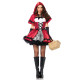 Эротический костюм Красной шапочки Leg Avenue Gothic Red Riding Hood M, платье, накидка