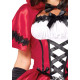 Эротический костюм Красной шапочки Leg Avenue Gothic Red Riding Hood M, платье, накидка