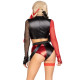 Эротический костюм Leg Avenue Crime Spree Sweetie Costume XS, топ, шорты