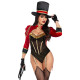 Костюм циркачки Leg Avenue Ravishing Ringmaster Bodysuit M