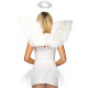 Набір аксесуарів «Ангел» Leg Avenue Angel Accessory Kit, крильця з пір’я, німб