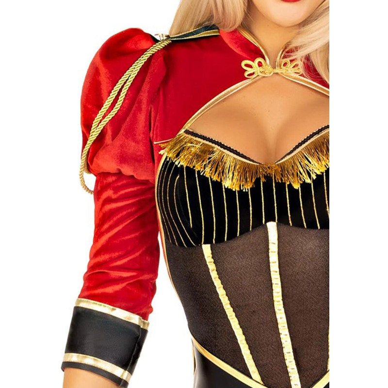 Костюм циркачки Leg Avenue Circus Ringmaster Diva Catsuit M