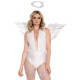 Крила ангела Leg Avenue Marabou Feather Angel Wings, справжнє пір'я