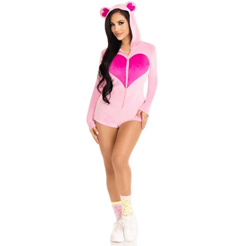 Комбинезон "Сладкий мишка" Leg Avenue Sweetheart Bear Velvet Romper M