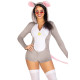 Комбинезон-костюм мышки Leg Avenue Comfy Mouse XS, с капюшоном