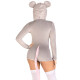 Комбинезон-костюм мышки Leg Avenue Comfy Mouse L, с капюшоном