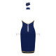 Эротический костюм стюардессы Obsessive Stewardess uniform голубой M/L