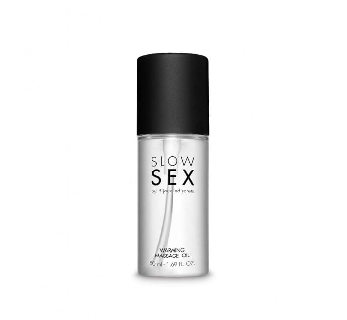 Разогревающее съедобное массажное масло Slow Sex Bijoux Indiscrets WARMING MASSAGE OIL